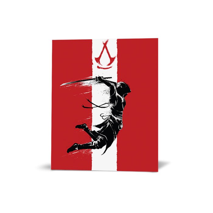 Naoe - Leap of death – Ink Style - Assassin's Creed art - Fine Art Print